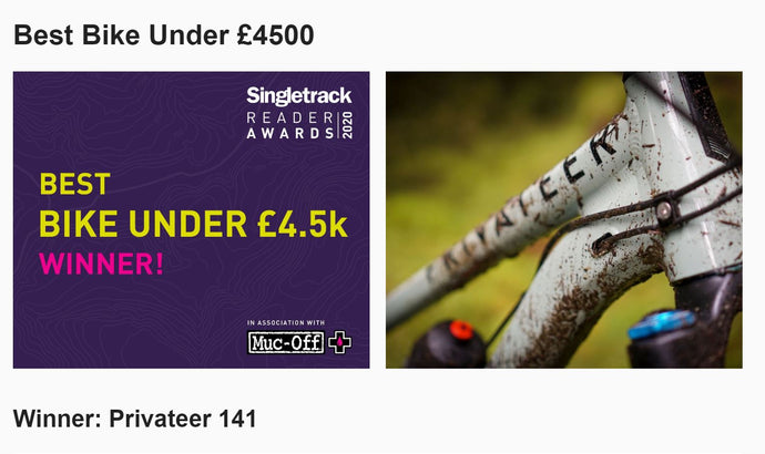 Singletrack 'Best Bike Under £4.5k Winner!'
